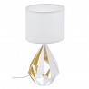 Lampe de table CARLTON 5 blanc E27 60W