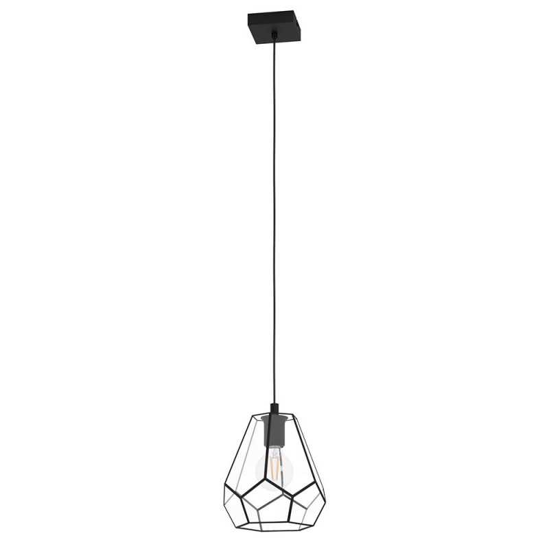 Suspension MARDYKE noir 1XE27 40W