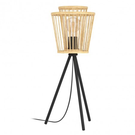 Lampe de table HYKEHAM bambou 1XE27 40W H570