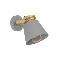 Spot plafonnier TWICKEN en acier et or 1XE27 40W 230V