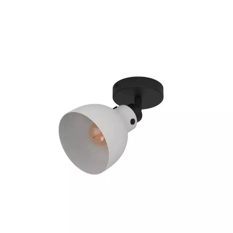 Spot plafonnier MATLOCK gris et noir 1XE27 40W