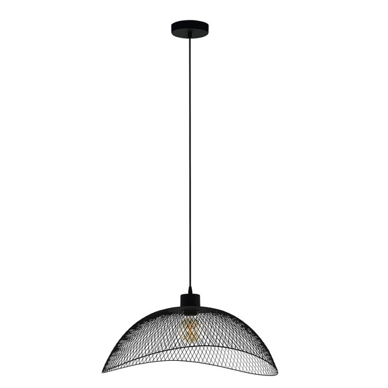 Suspension noir POMPEYA 1XE27 60W