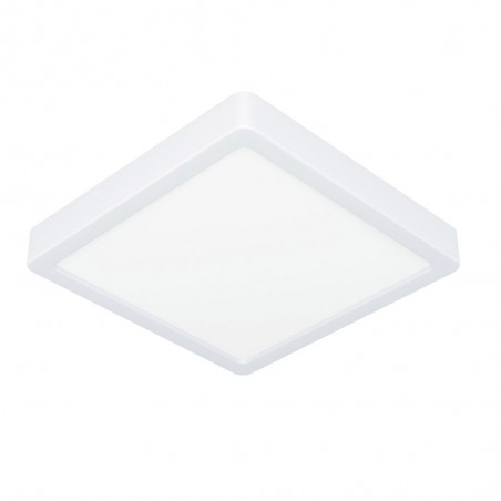 Spot FUEVA 5 LED 17W en acier blanc 210x210x28mm