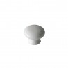 Bouton ceramique blanc 38mm