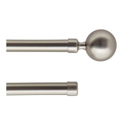 Kit dble barre ext 210-380 D19 Paloma argent