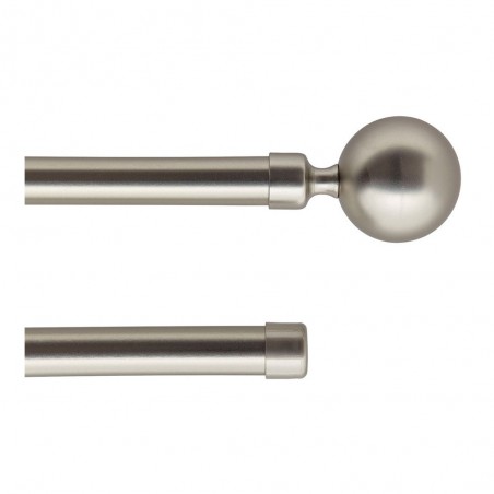 Kit dble barre ext 210-380 D19 Paloma argent