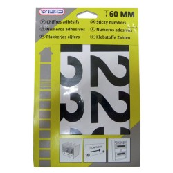 Pochette chiffres adhésifsnoirs H60mmbox5