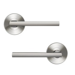 Ensemble sur rosace nickel satiné bdc