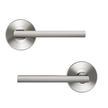 Ensemble sur rosace nickel satiné bdc