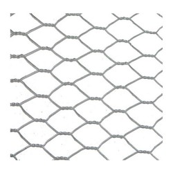 Grillage pour animaux triple torsion grisH.1.5 X L.5 MMaille H.25 X L.25 Mm