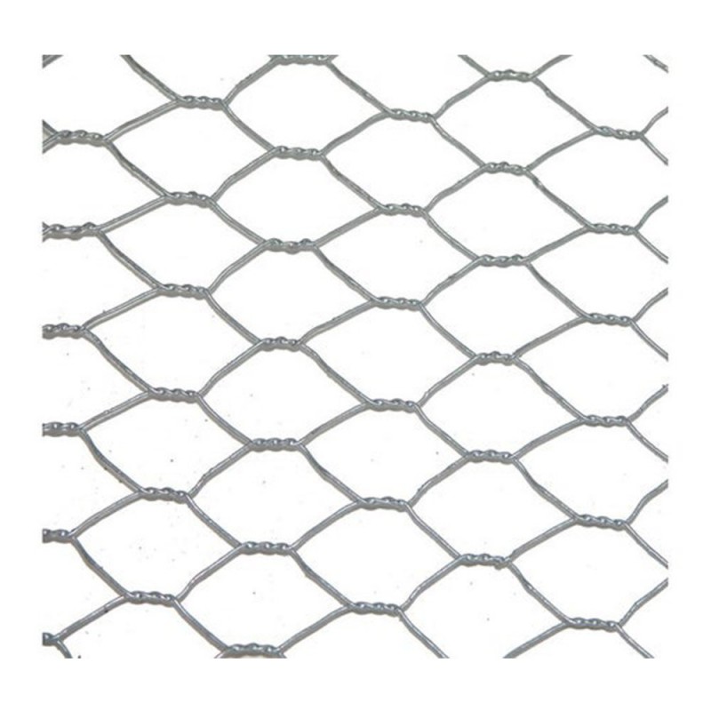 Grillage pour animaux triple torsion grisH.1.5 X L.5 MMaille H.25 X L.25 Mm