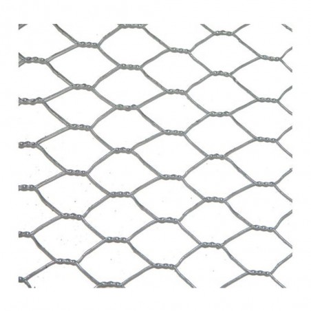 Grillage pour animaux triple torsion grisH.1.5 X L.5 MMaille H.25 X L.25 Mm