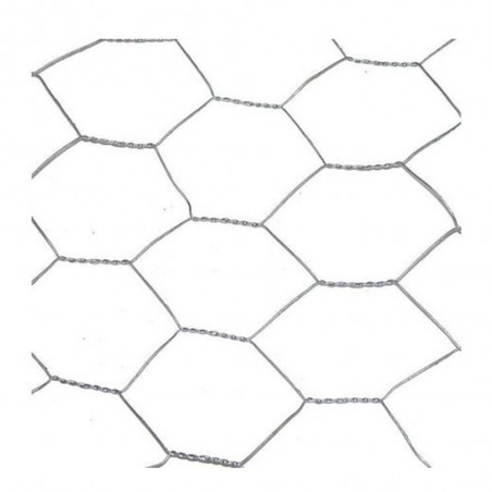 Grillage pour animaux triple torsion grisH.1.5 X L.5 MMaille H.13 X L.13 Mm