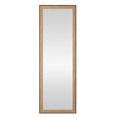 Miroir industriel 52X152 noyer/noir -  - meilleure qualité