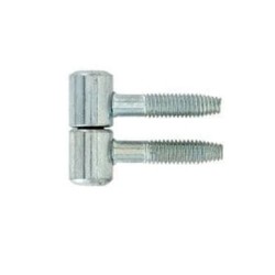 Fiche à visser D9 acier zingué x2