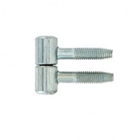 Fiche à visser D9 acier zingué x2