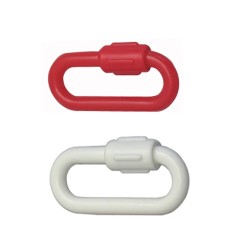 Maillons x4 blancRge 8-6mm à visserbox5