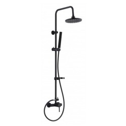 Rampe douche D250 inox thermo PAGAN noir