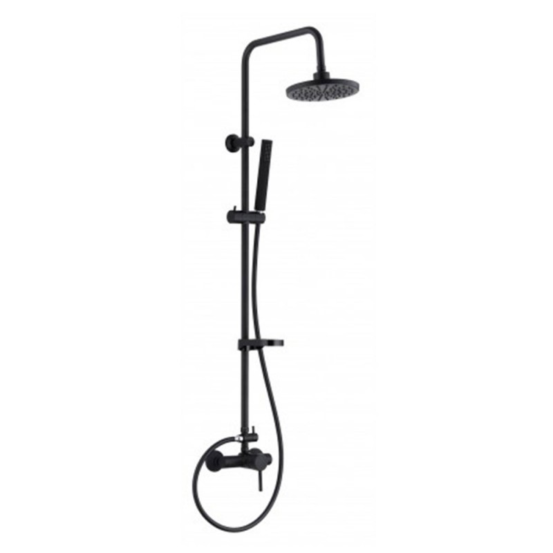 Rampe douche D250 inox thermo PAGAN noir