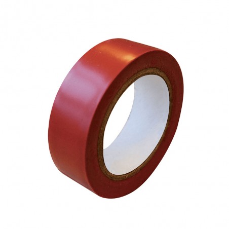 Ruban adhésif isolant PVC 10m ROUGE uv10 -  - meilleure qualité