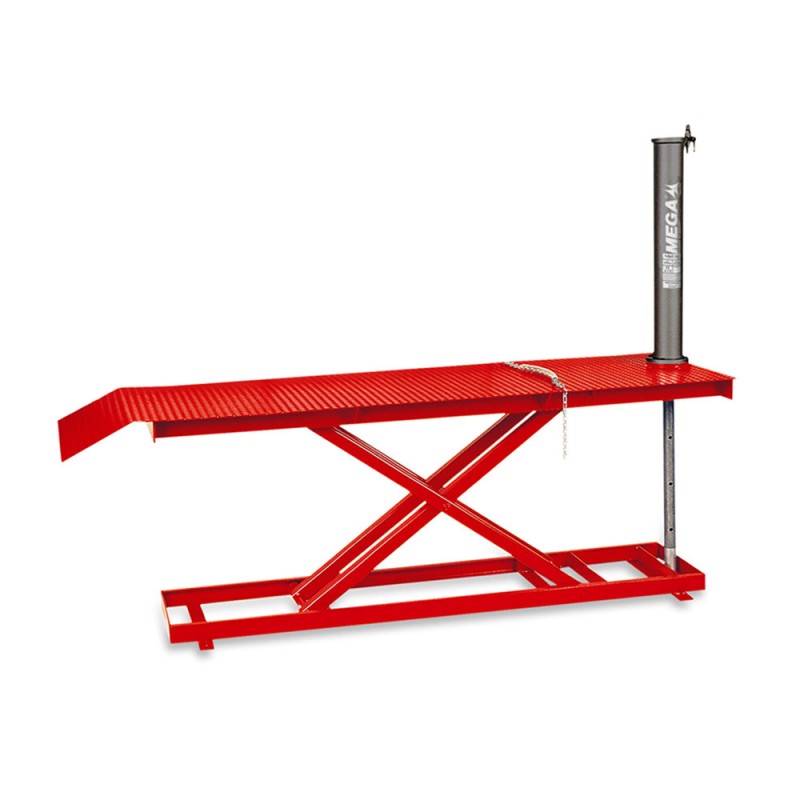 Plateforme pneumatique pour moto