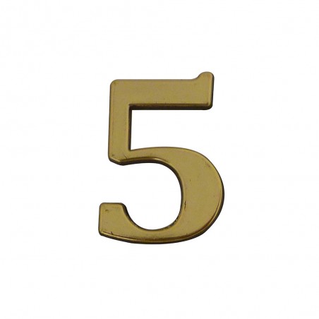 Adhésif N°5 plastique doré H40mm