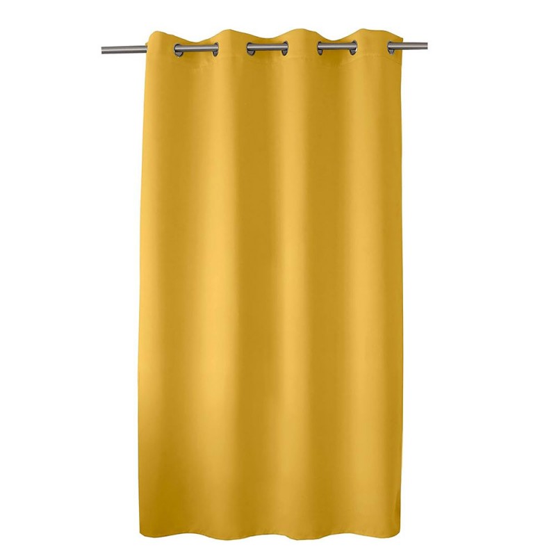 Rideau occultant Jaune 140x180 BASIC poly uc6 -  - meilleure qualité
