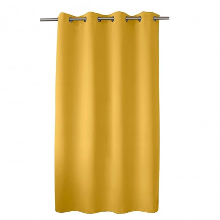Rideau occultant Jaune 140x180 BASIC poly uc6 -  - meilleure qualité