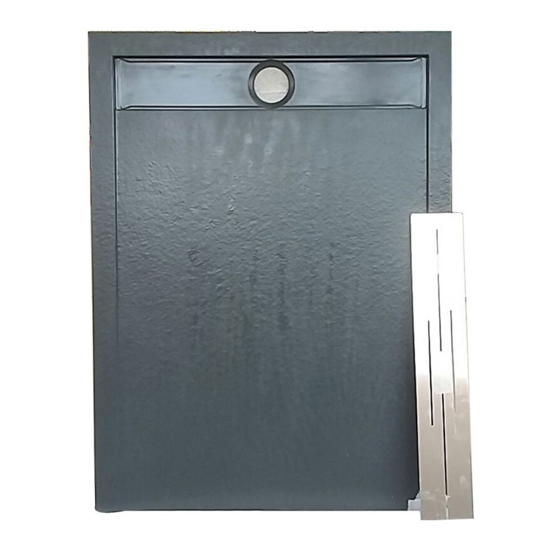 Receveur de douche extra plat allégé p33 90x120cm graphite -  - meilleure qualité