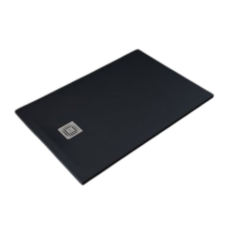 Receveur de douche grand feeling noir 90x90cm -  - meilleure qualité