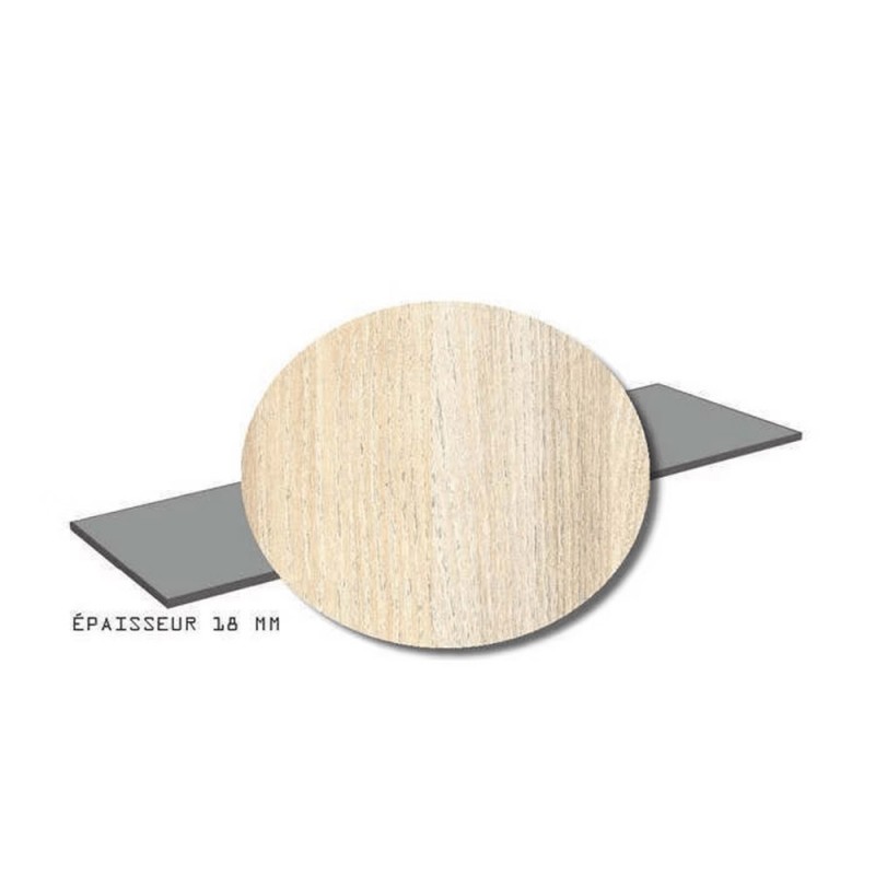 Tablette mélaminé 2500x500x18mm acacia creme mat