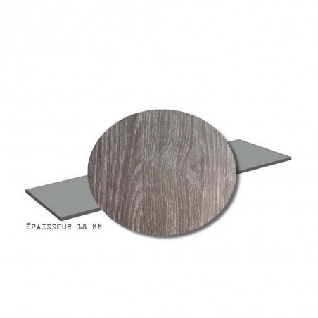 Tablette melaminé 2500x600x18mm chene gris mat