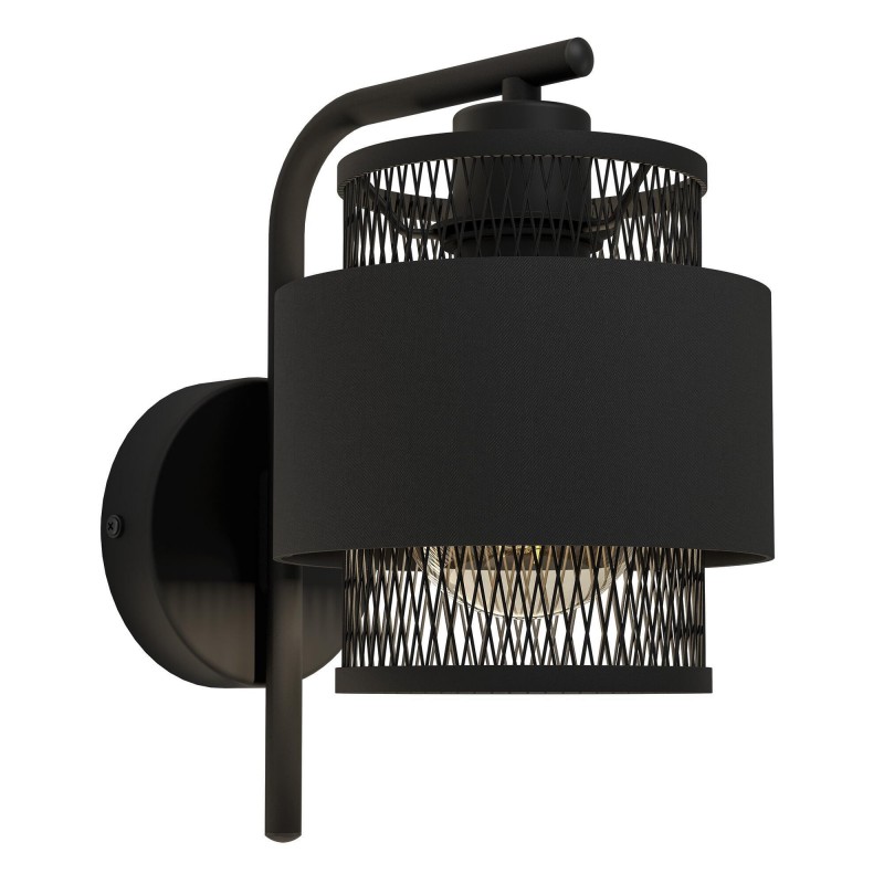 Applique e27métal noirOttomane