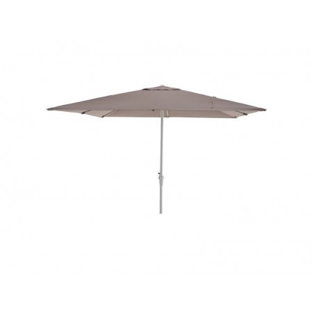 Parasol droit carré NATERIAL Aura L.285 x l.285 cm taupe
