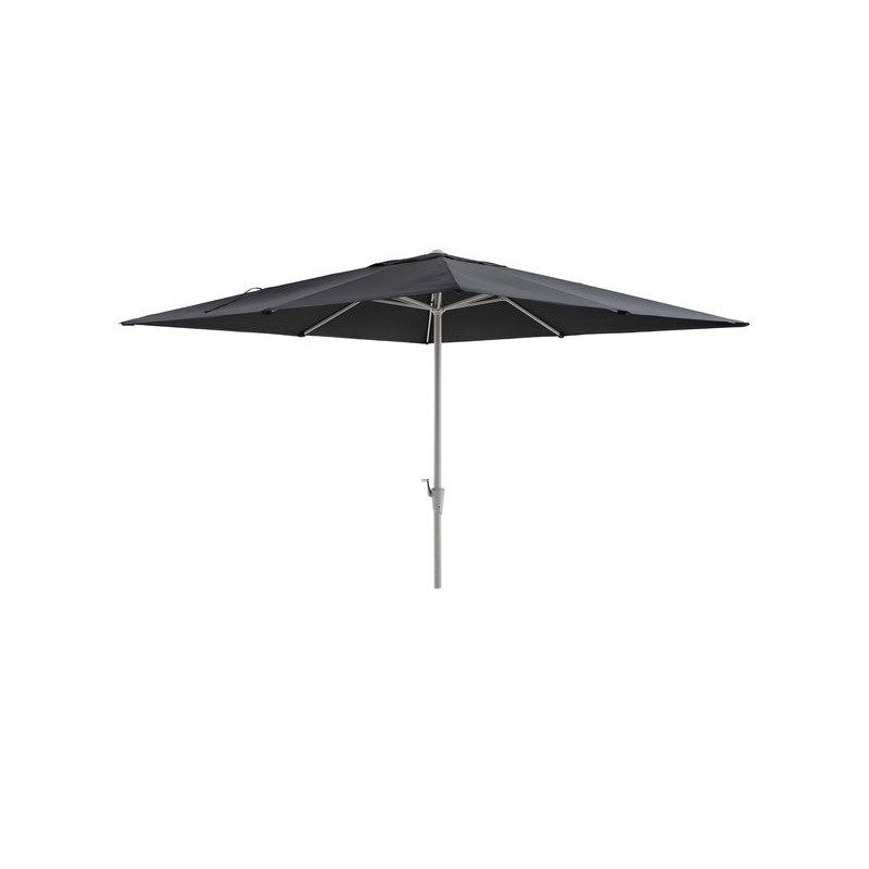 Parasol droit carré NATERIAL Aura L.285 x l.285 cmgris