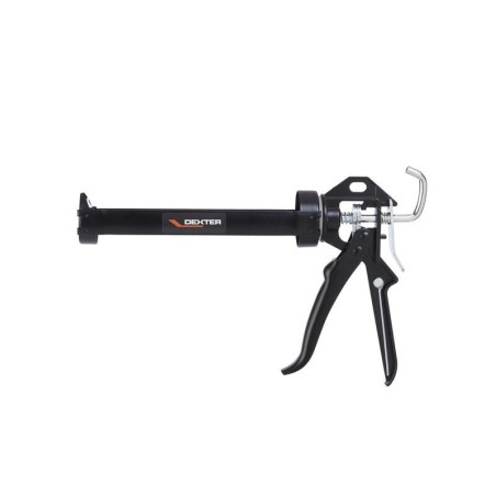 Pistolet cartouche colle/mastic - pointe perçage - acier noir - usage fréquent DEXTER -  - meilleure qualité