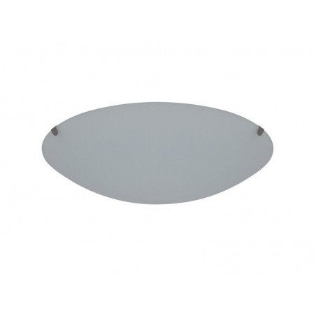 Plafonnier PLUTON E27 diam.25 cm verre blanc