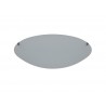 Plafonnier PLUTON E27 diam.25 cm verre blanc