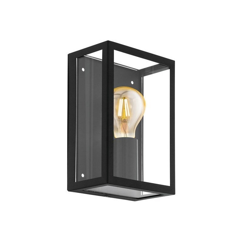Applique extérieure E27 Max 60W noir Ikaros