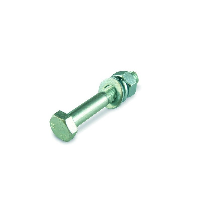 Boulon tête hexagonale acier zingué 10 x 140 mm