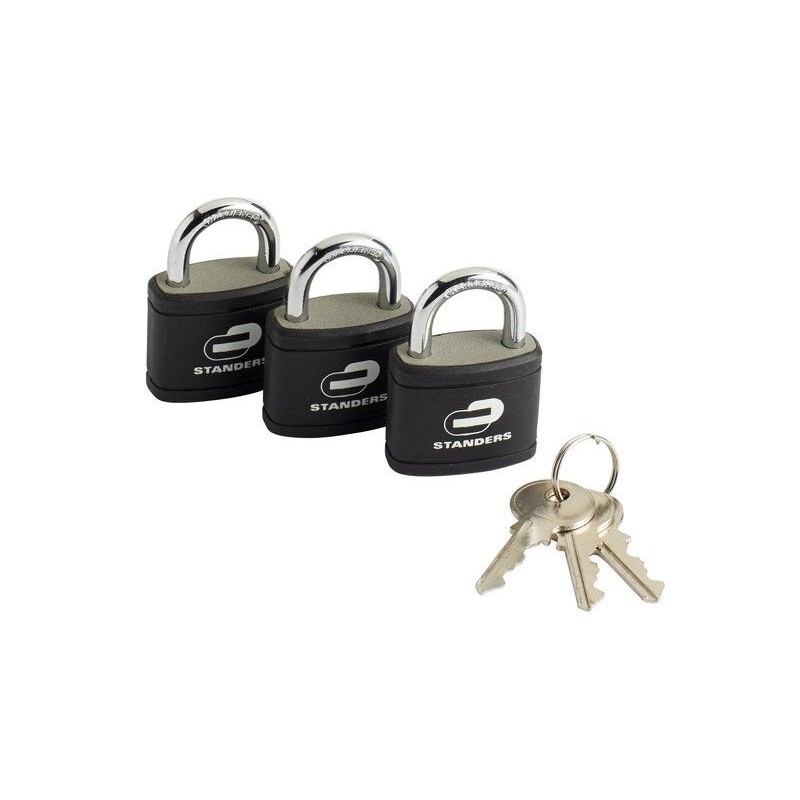 Lot de 3 cadenas à cléfonte l.35 mm