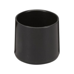 Lot de 4 embouts enveloppant plastique noir 30mm