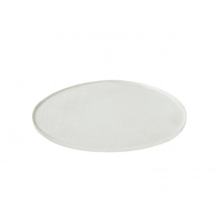 Lot 4 pastilles mince adhesive translucide 33mm