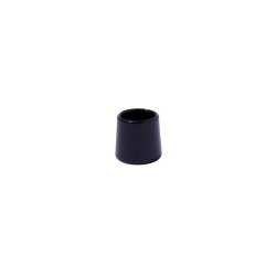 Lot de 8 embouts enveloppant plastique noir 10mm