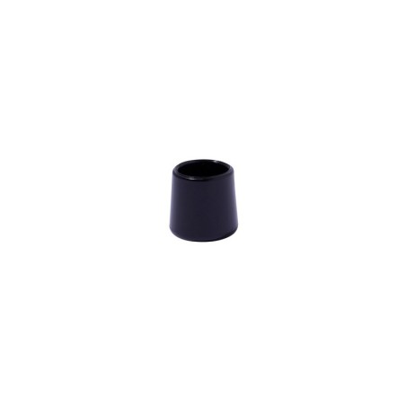 Lot de 8 embouts enveloppant plastique noir 10mm