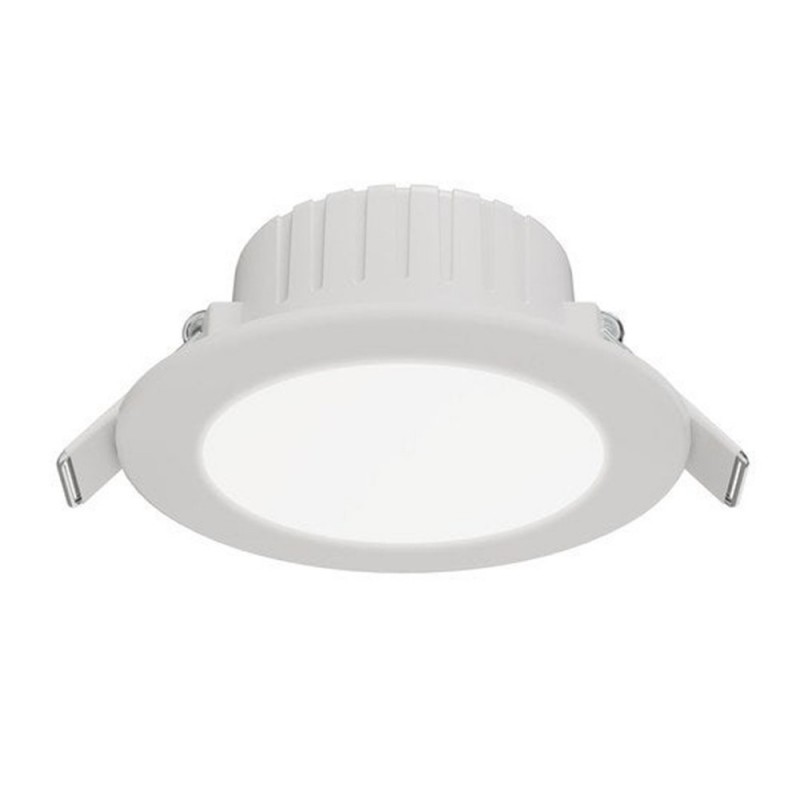 Kit 1 spot encastrable led Flat diam. 8.5 cm rond blanc