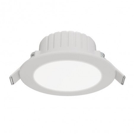 Kit 1 spot encastrable led Flat diam. 8.5 cm rond blanc