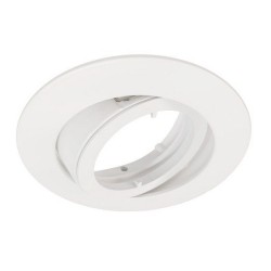 Anneau pour spot à  encastrer Bama rond INSPIRE alu or blanc