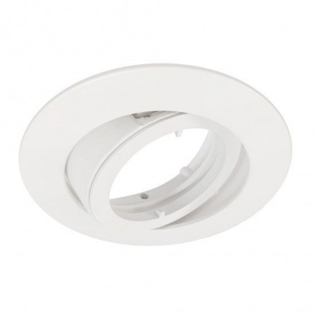 Anneau pour spot à  encastrer Bama rond INSPIRE alu or blanc