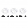 Spots encastrable led BAMA rond 4000K GU10 blanc classe A lot de 3 Inspire